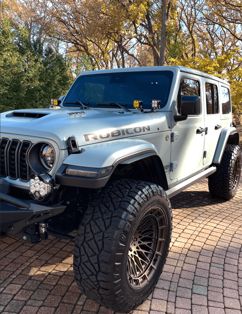 Jeep Wrangler Rubicon after full exterior detail in Overland Park